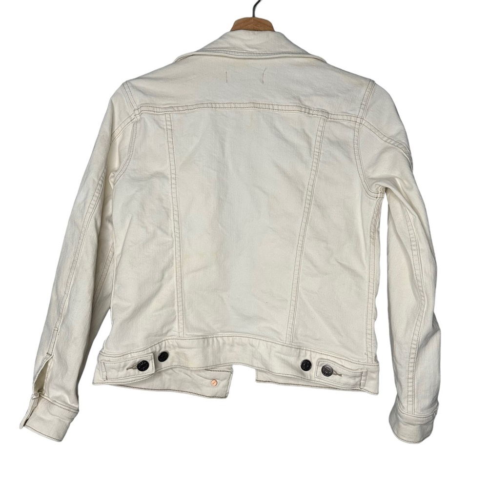 J.Crew Denim Jacket In Ecru Wash - Picture 7 of 9